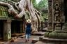 Tempio di Ta Prohm ad Angkor Siem Reap Cambogia.