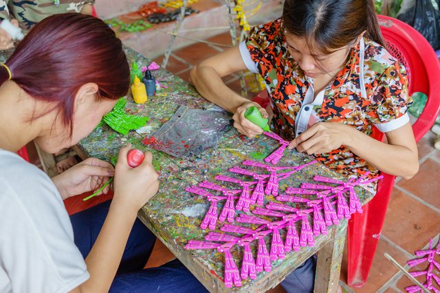 Villaggio delle libellule di bambù Thach Xa