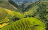 Vietnam Sapa - Panorama mozzafiato di Sapa_ Montagne, valli e risaie terrazzate